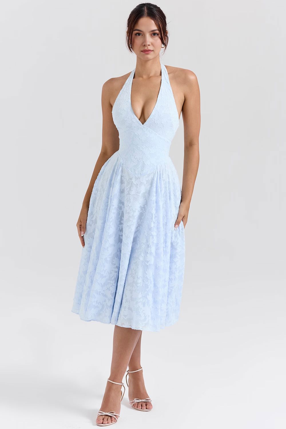 Midi Dress Jasmine Midi Dress Jasmine Rosa Chic Blau Floral S