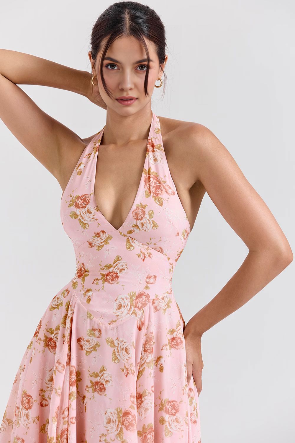 Mila Sommer-Midikleid Mila Sommer-Midikleid Rosa Chic