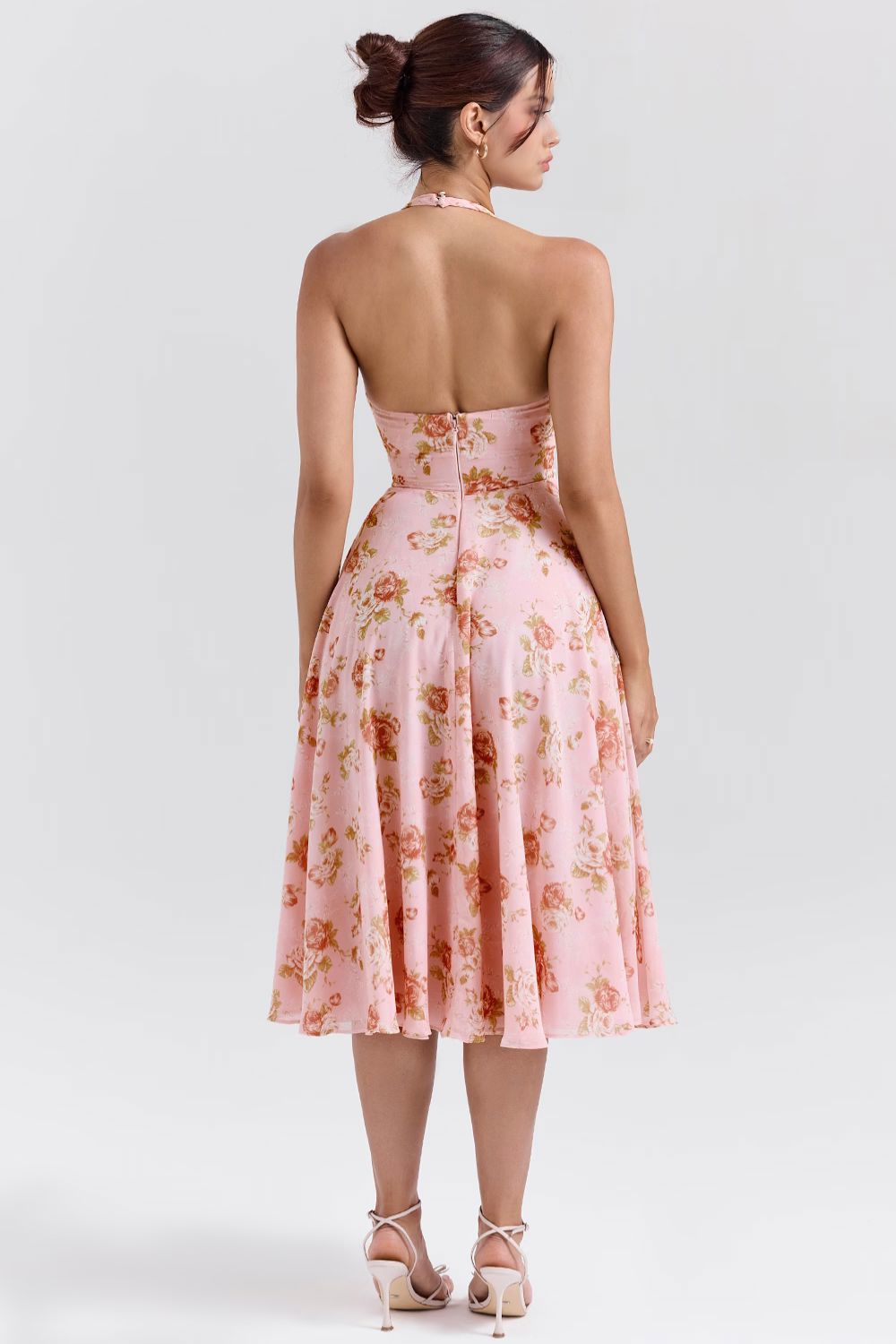 Mila Sommer-Midikleid Mila Sommer-Midikleid Rosa Chic