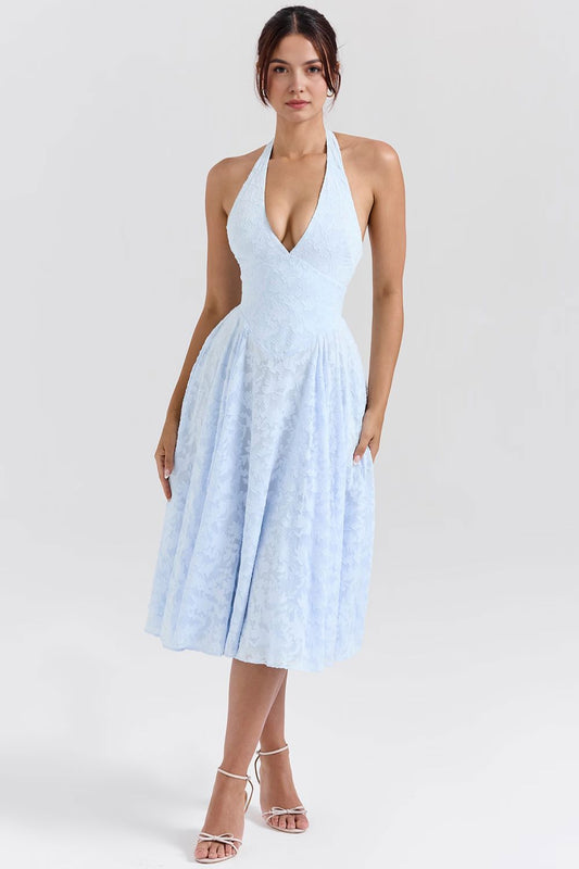 Midi Dress Jasmine Midi Dress Jasmine Rosa Chic Blau Floral S 